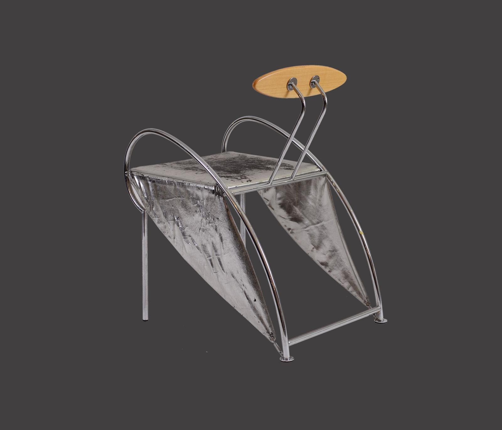 Moderne Chaise italienne de design originale Massimo Iosa Ghini 1987 « Velox », XXe siècle en vente