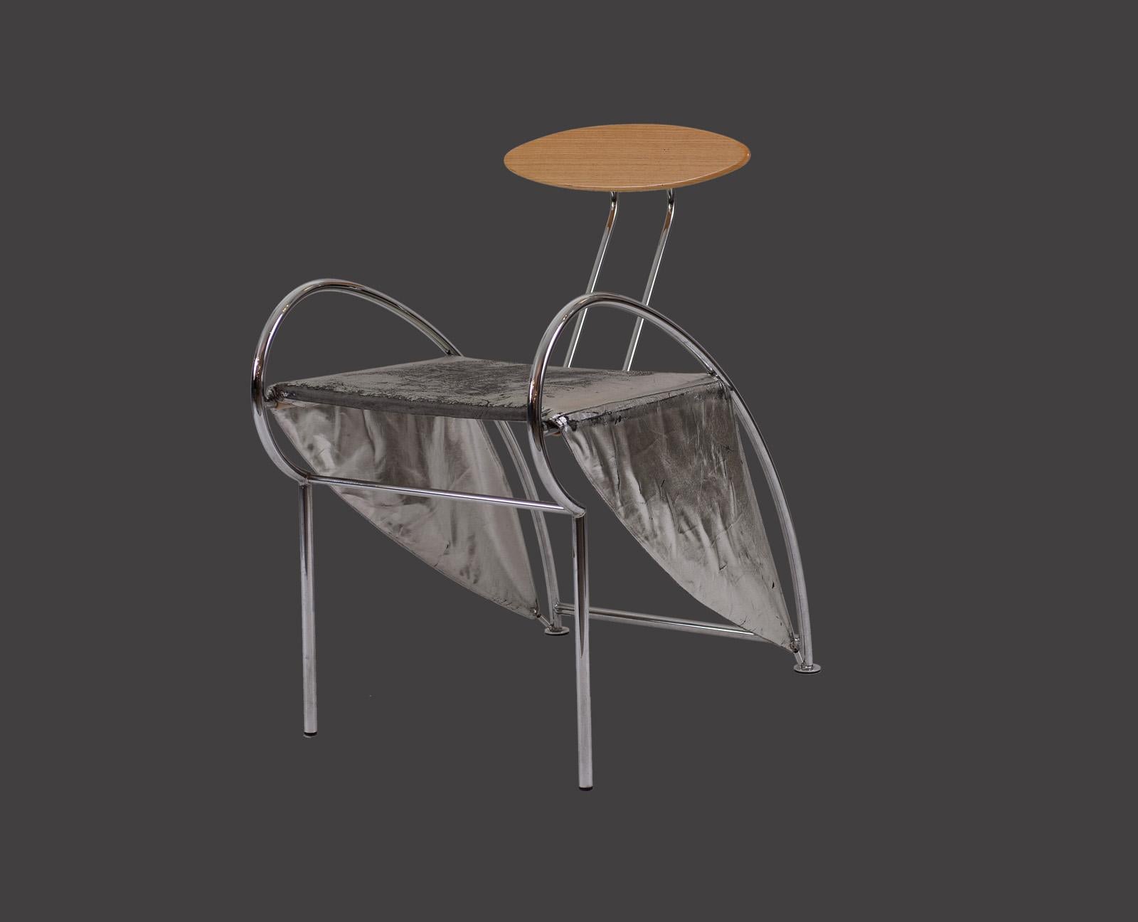 Hand-Crafted Original Massimo Iosa Ghini 1987 Italian Design Chair 