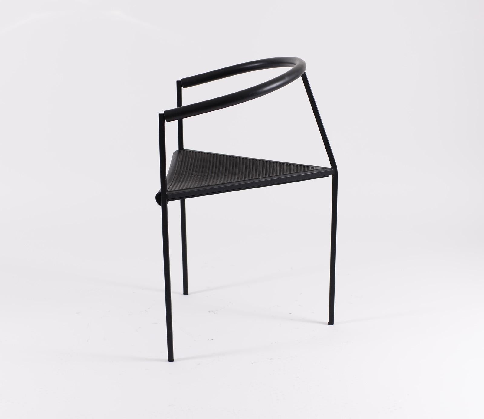 Late 20th Century Original Maurizio Peregalli 1988 Chair, Noto Zeus Milano Modern Art Piece For Sale