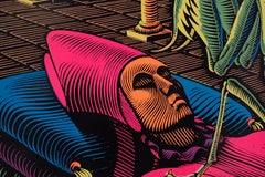 A&M. A.I.C. Esher  Affiche Black Light « Dream »  1960s