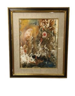 Óleo sobre tabla original de Merton Simpson