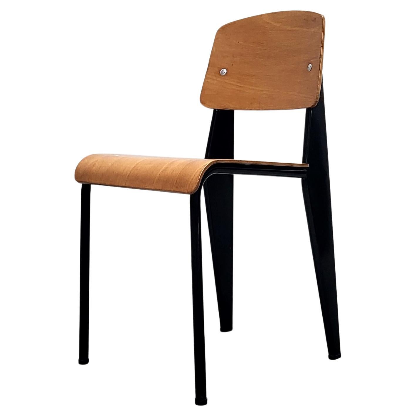 Original Metropole Standard Chair No 305 by Jean Prouvé France 1955