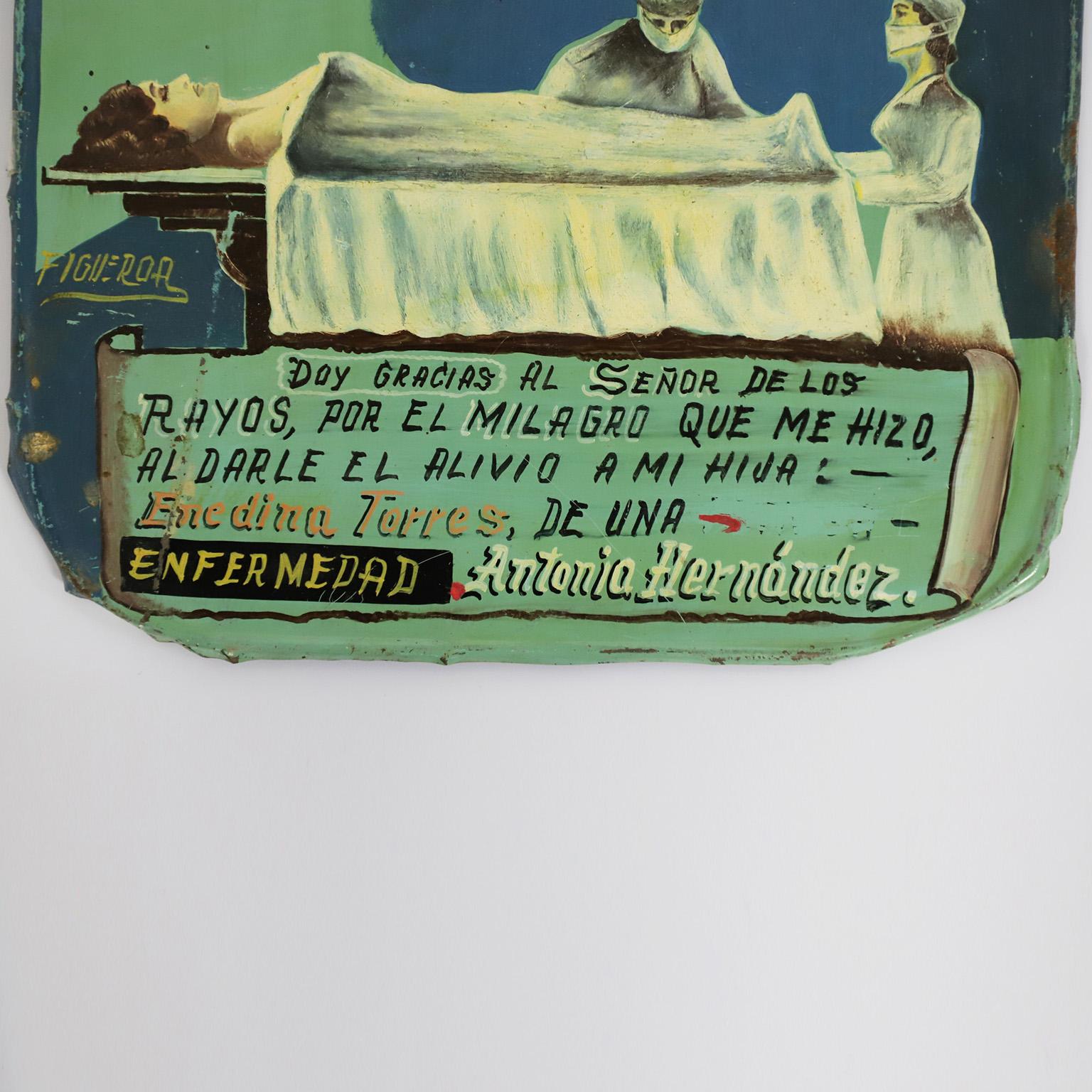 Folk Art Original Mexican Retablo 