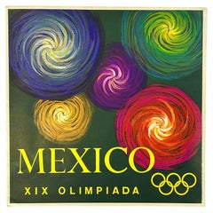 Original Mexico 68 Olympic Games Poster