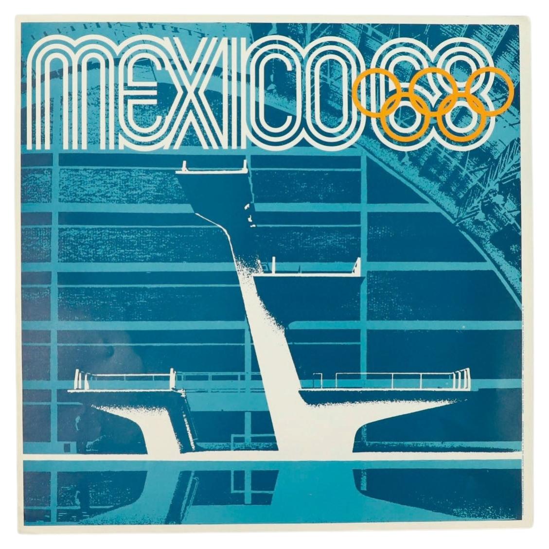Original Mexico 68 Poster – Diving