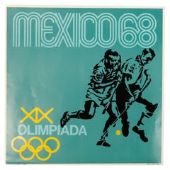 Original México 68 Poster – Field Hockey