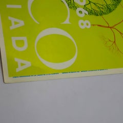 Original Mexico 68 Poster, printed by Impresos Automáticos de México S.A.
