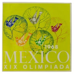 Original Mexico 68 Poster, printed by Impresos Automáticos de México S.A.
