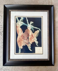 Original Mezzotint The Red Dress 1980 by Gatja Helgart Rothe aka G.H. Rothe