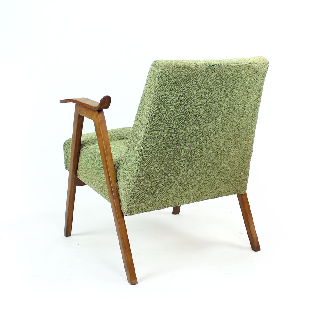 Fabric Original Mid Century Armchair By Mier, Czechoslovakia 1960s