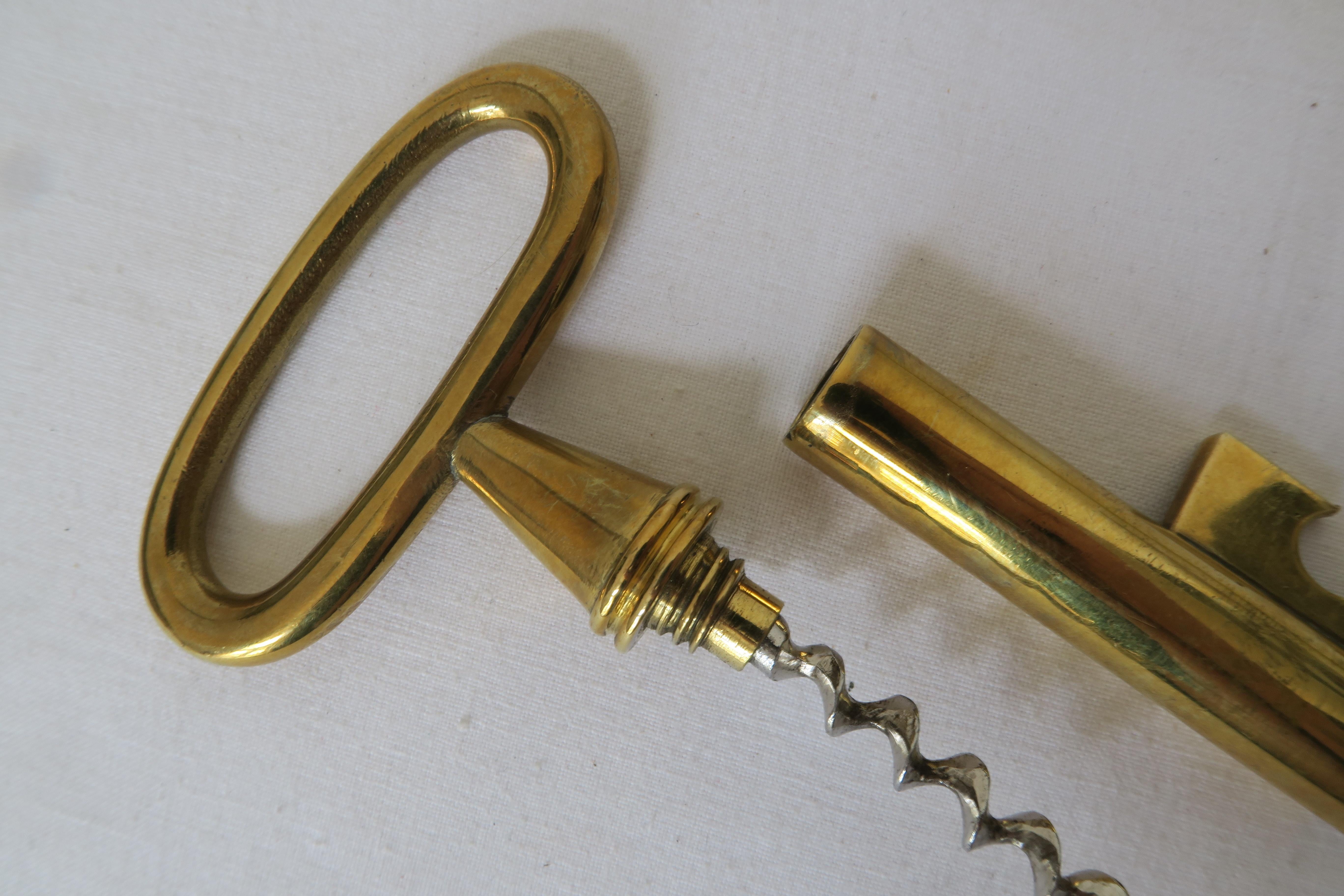 20th Century Original Midcentury Auböck Corkscrew Key Shape For Sale