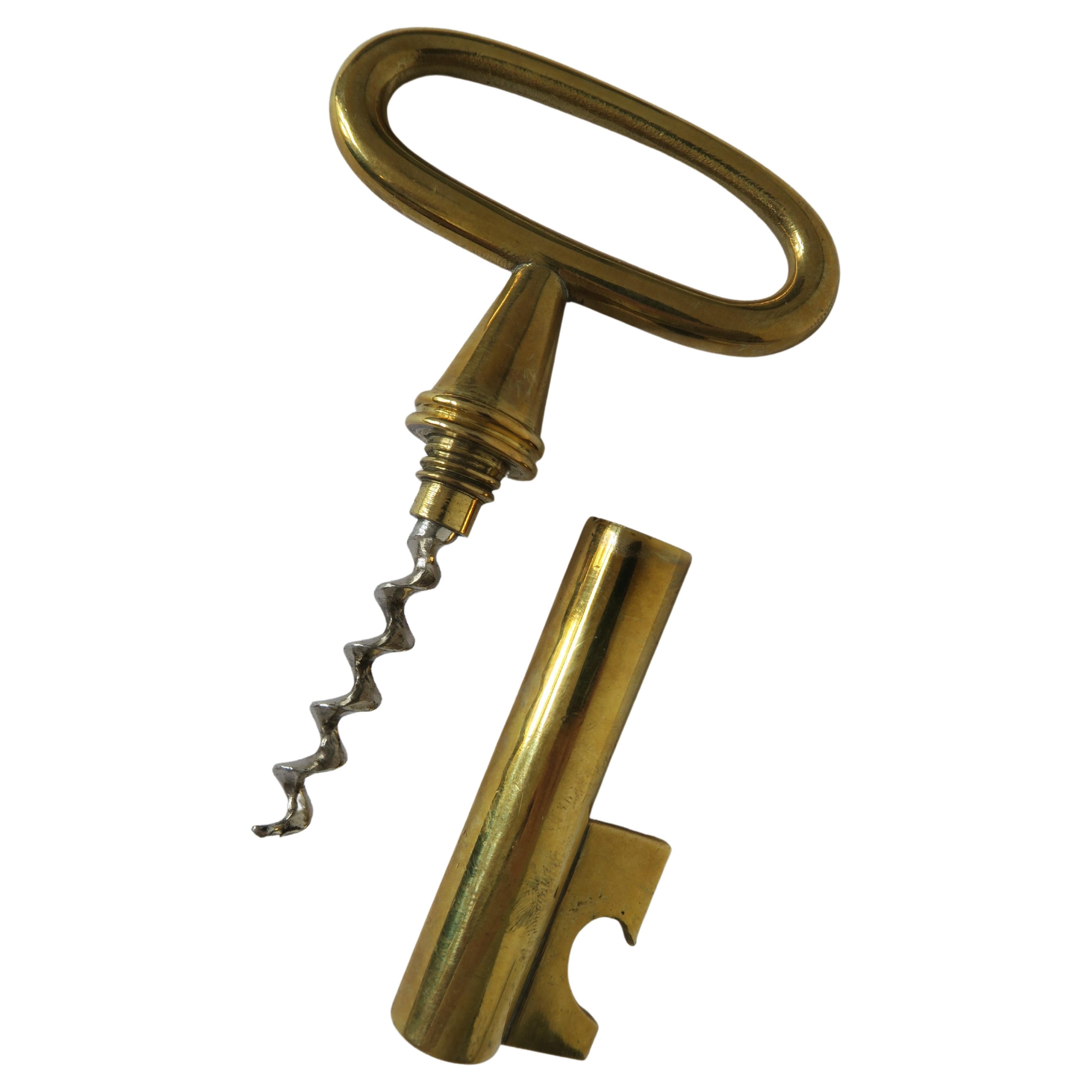 Original Midcentury Auböck Corkscrew Key Shape For Sale