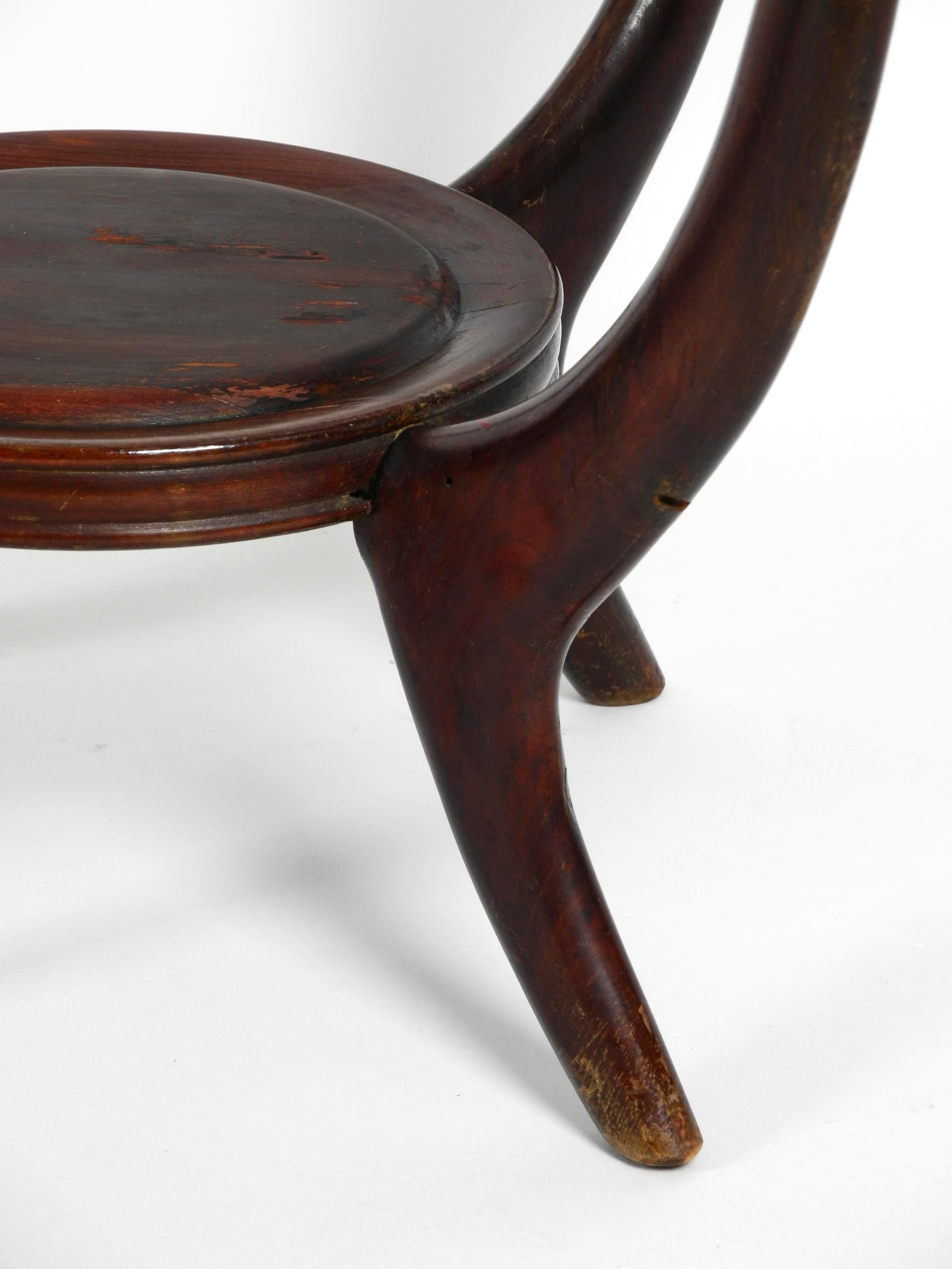 Original Midcentury Schach und Beistelltisch aus Holz und Glas aus Italien im Angebot 10