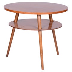 Original Couchtisch aus der Mitte des Jahrhunderts, Nussbaum, Buche, Tschechien, 1950er Jahre