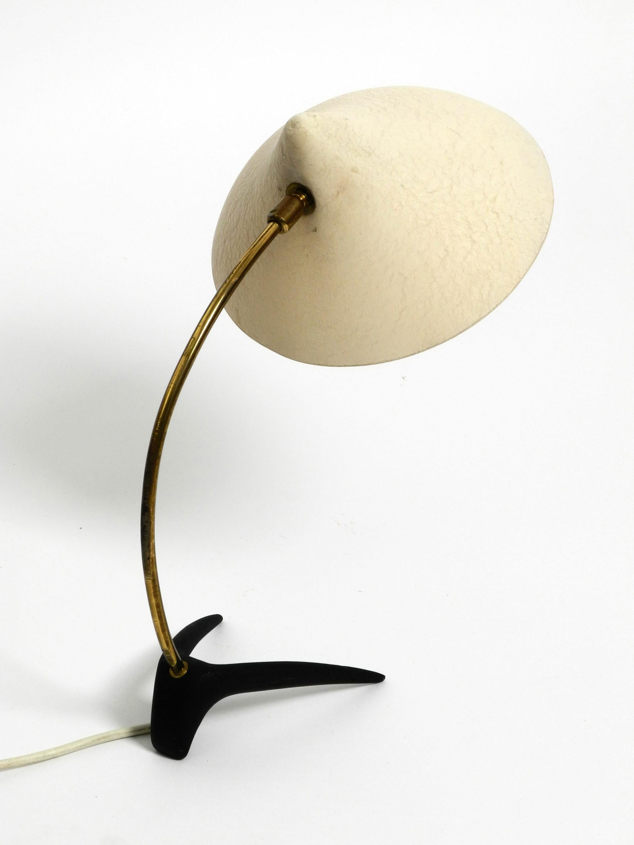Original Mid Century Crow's Foot Table Lamp by Louis Kalff for Cosack In Good Condition In München, DE