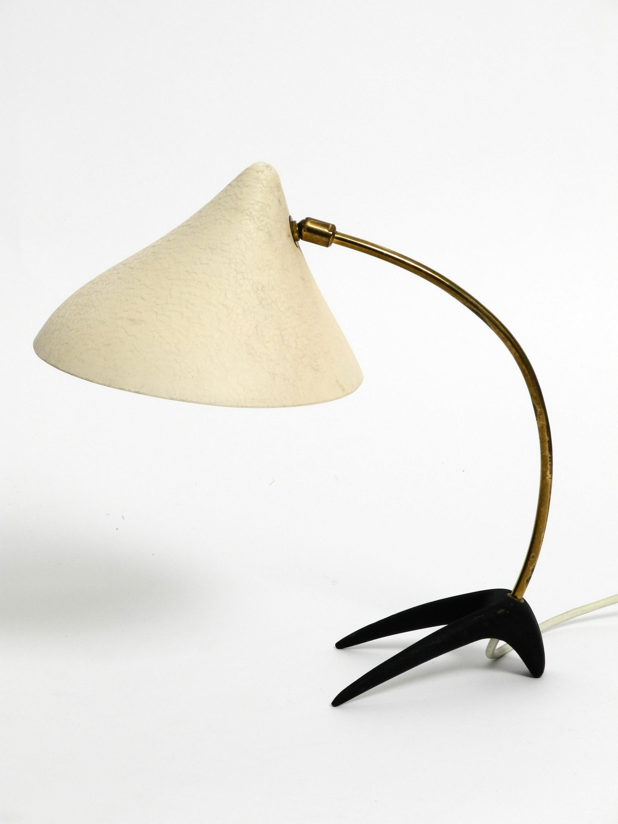 Metal Original Mid Century Crow's Foot Table Lamp by Louis Kalff for Cosack