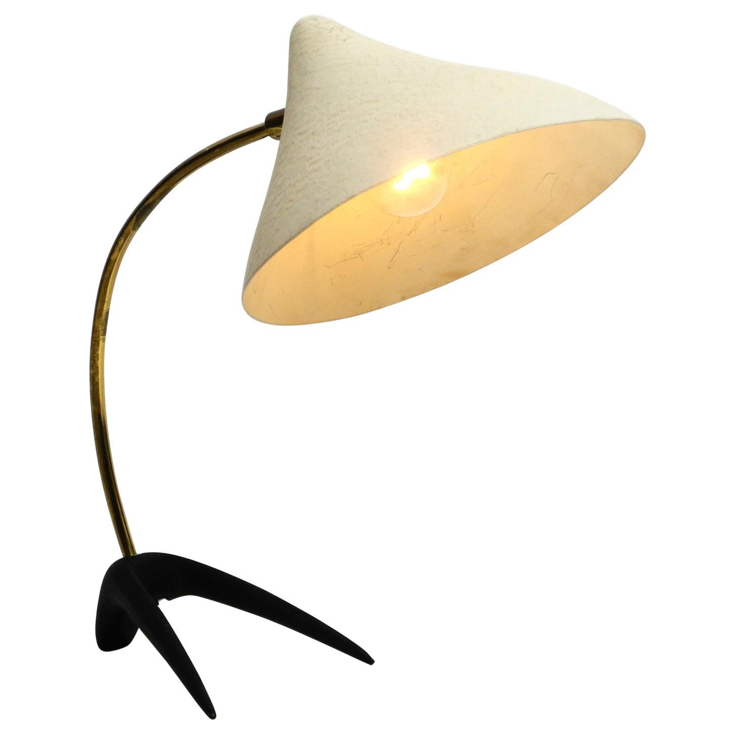 Original Mid Century Crow's Foot Table Lamp by Louis Kalff for Cosack