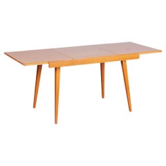 Original Mid-Century Dissociative Table, by Tatra, Beech, Ash, Czech, 1950s