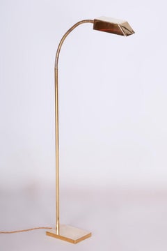Original Mid-Century Floor Lamp, Brass, Elecrical Revision, Germany, 1970s