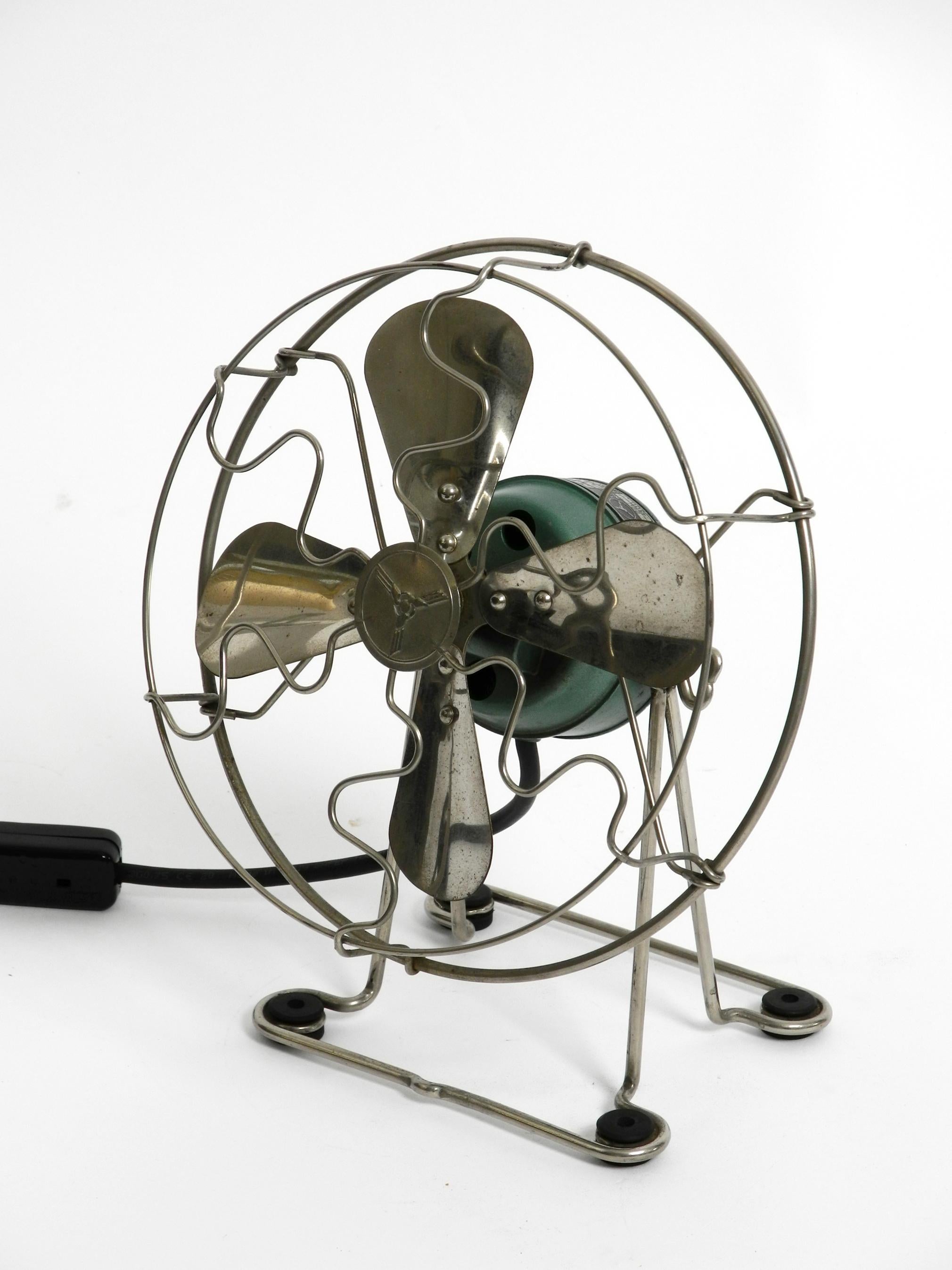 Original Mid Century Industrial Design Table Fan from Maico 4