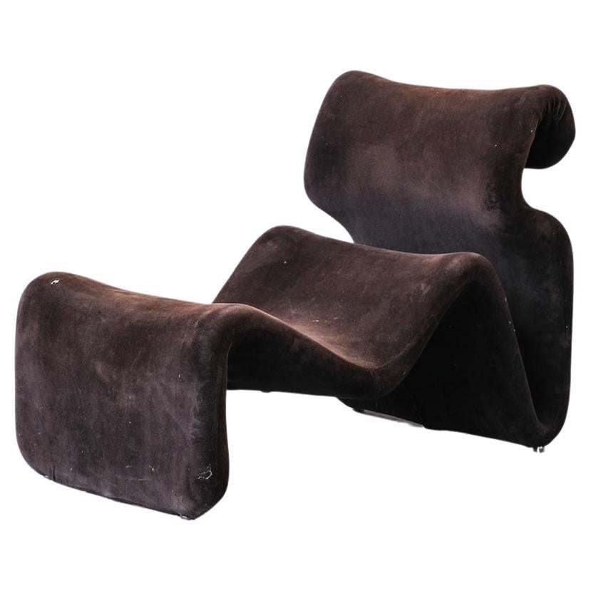 Original Mid-Century Jans Ekselius 'Etcetera' Lounge Chair with Footrest For Sale