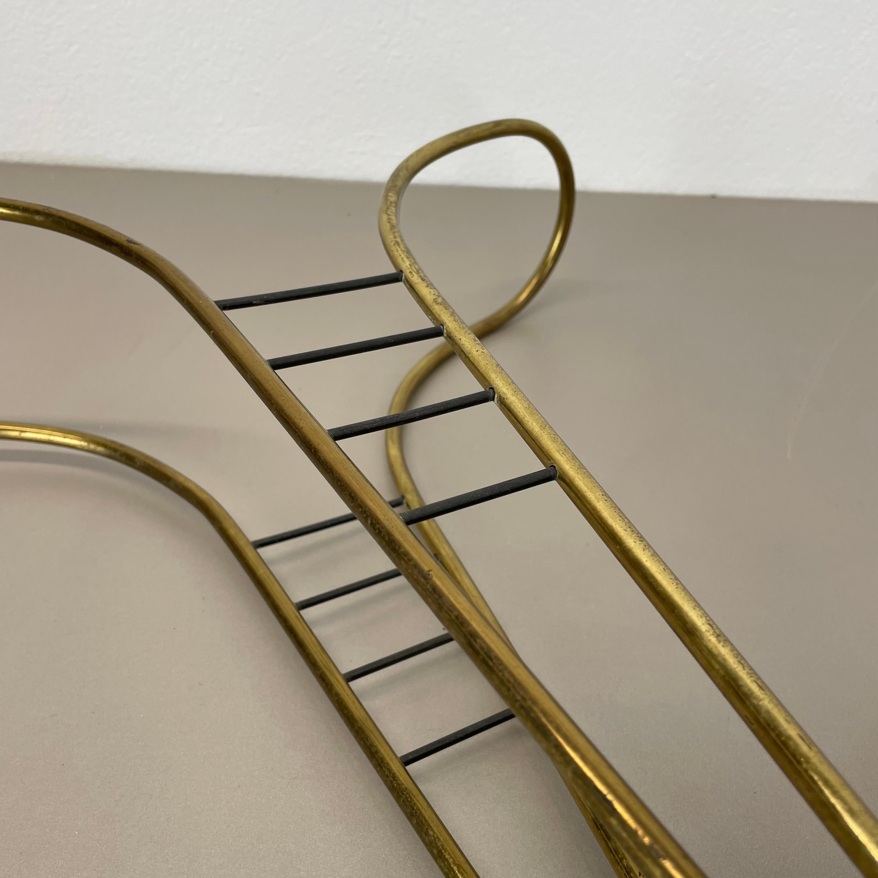 Original Mid-Century Metal Brass Modernist Bauhaus Umbrella Stand Germany, 1950s For Sale 10