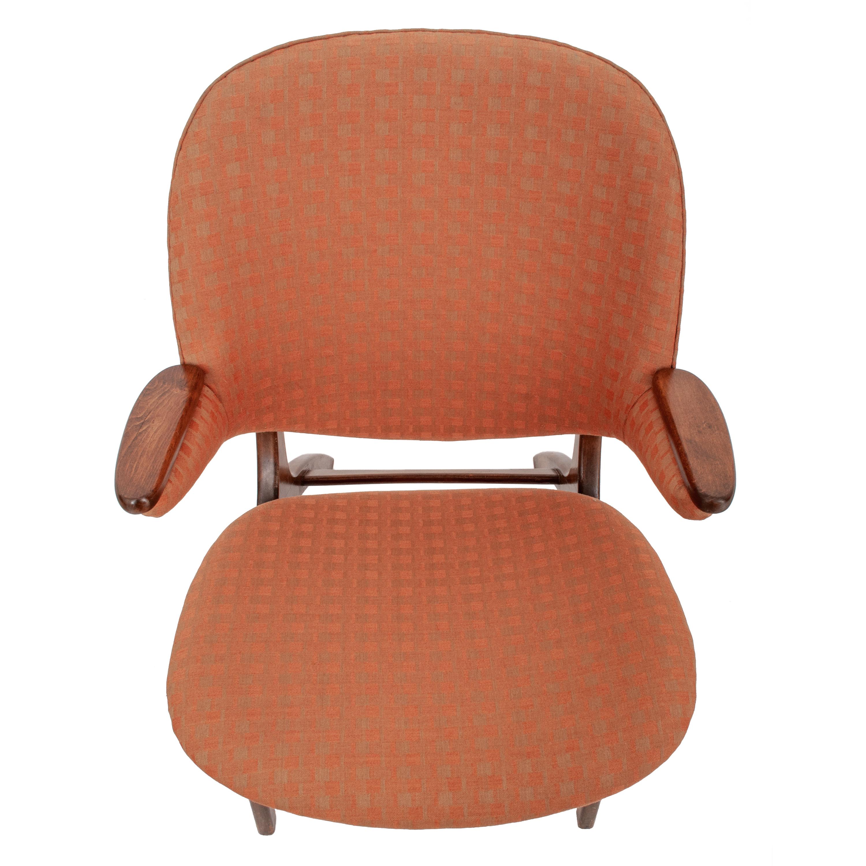 Original Mid-Century Modern Arm Chair by Edward Matthes for N A Jorgenson 1950's 4