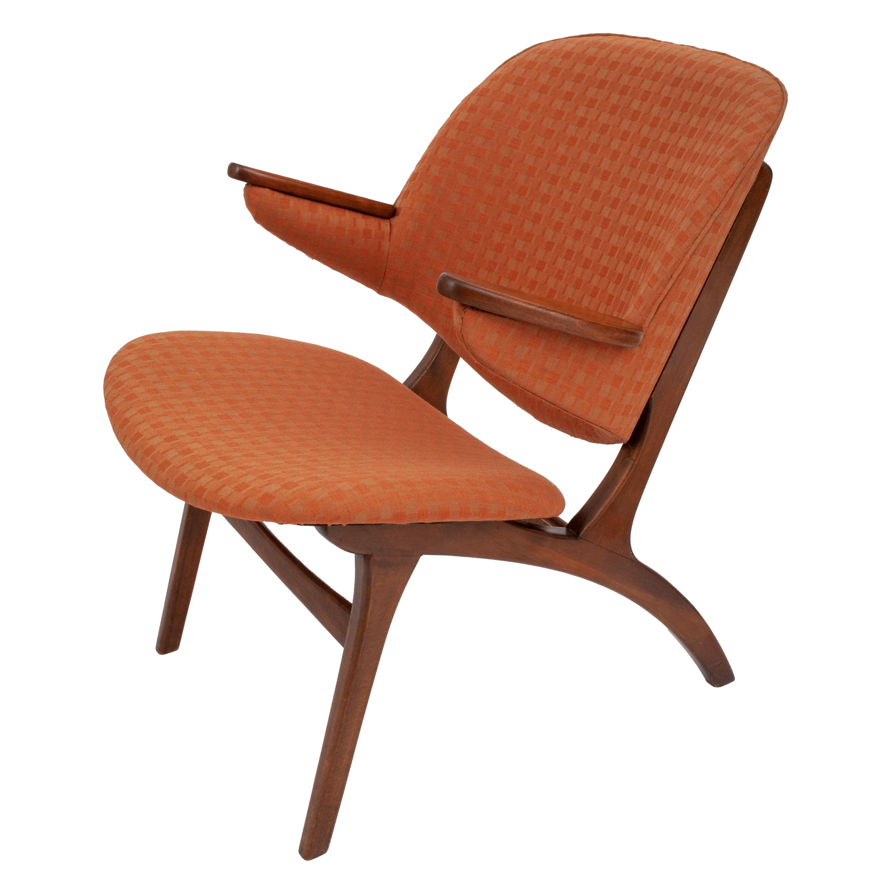 Mid-20th Century Original Mid-Century Modern Arm Chair by Edward Matthes for N A Jorgenson 1950's