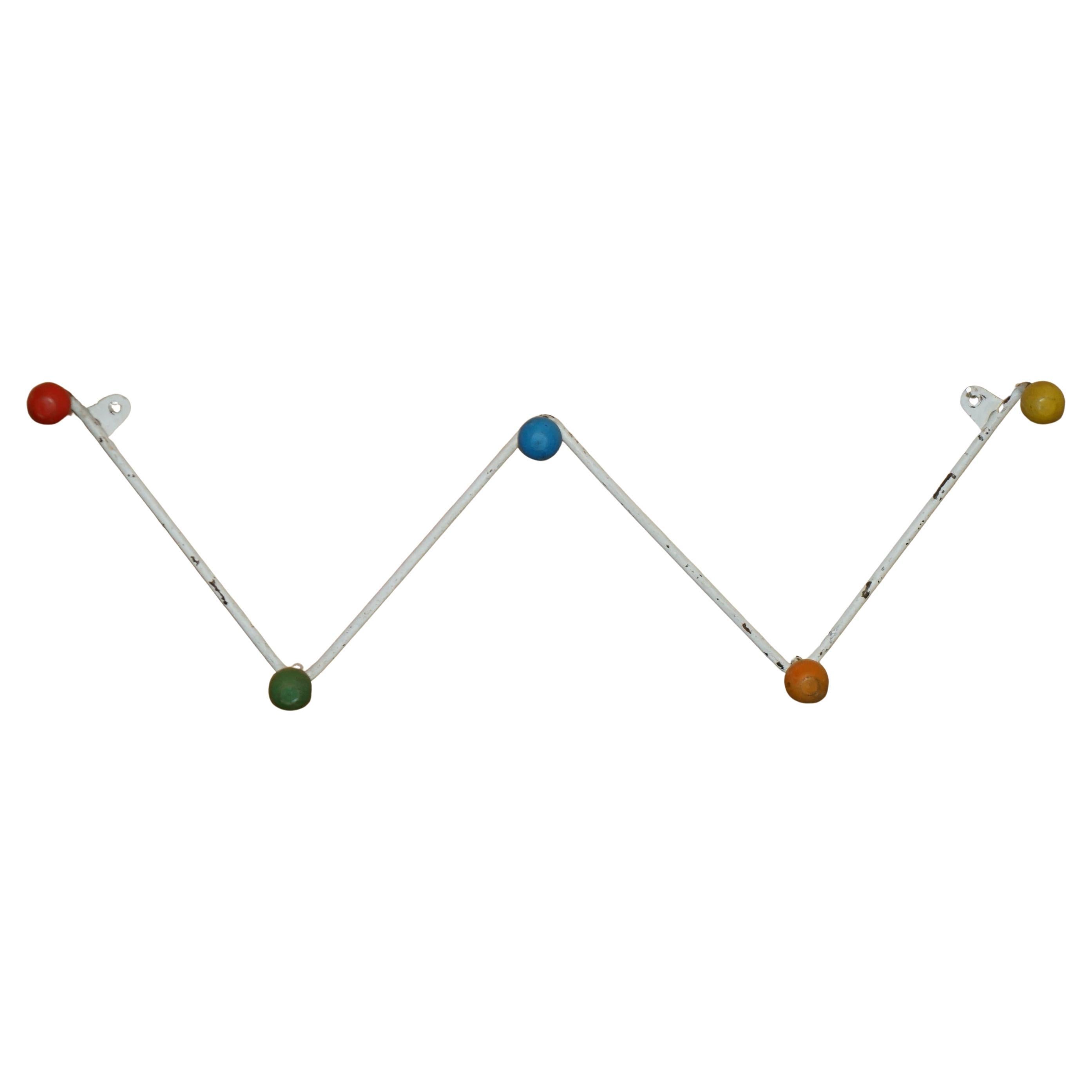 ORIGINALE MID CENTURY MODERN ATOMIC SPACE AGE PORTACAPPONI A MURO SUPER RETRO