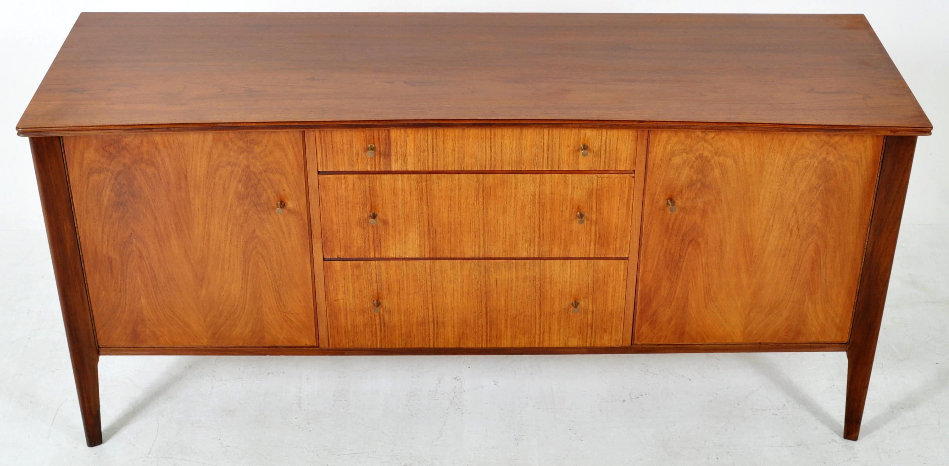 Original Mid-Century Modern Danish Teak Credenza by A. Younger Ltd, 1960s 2