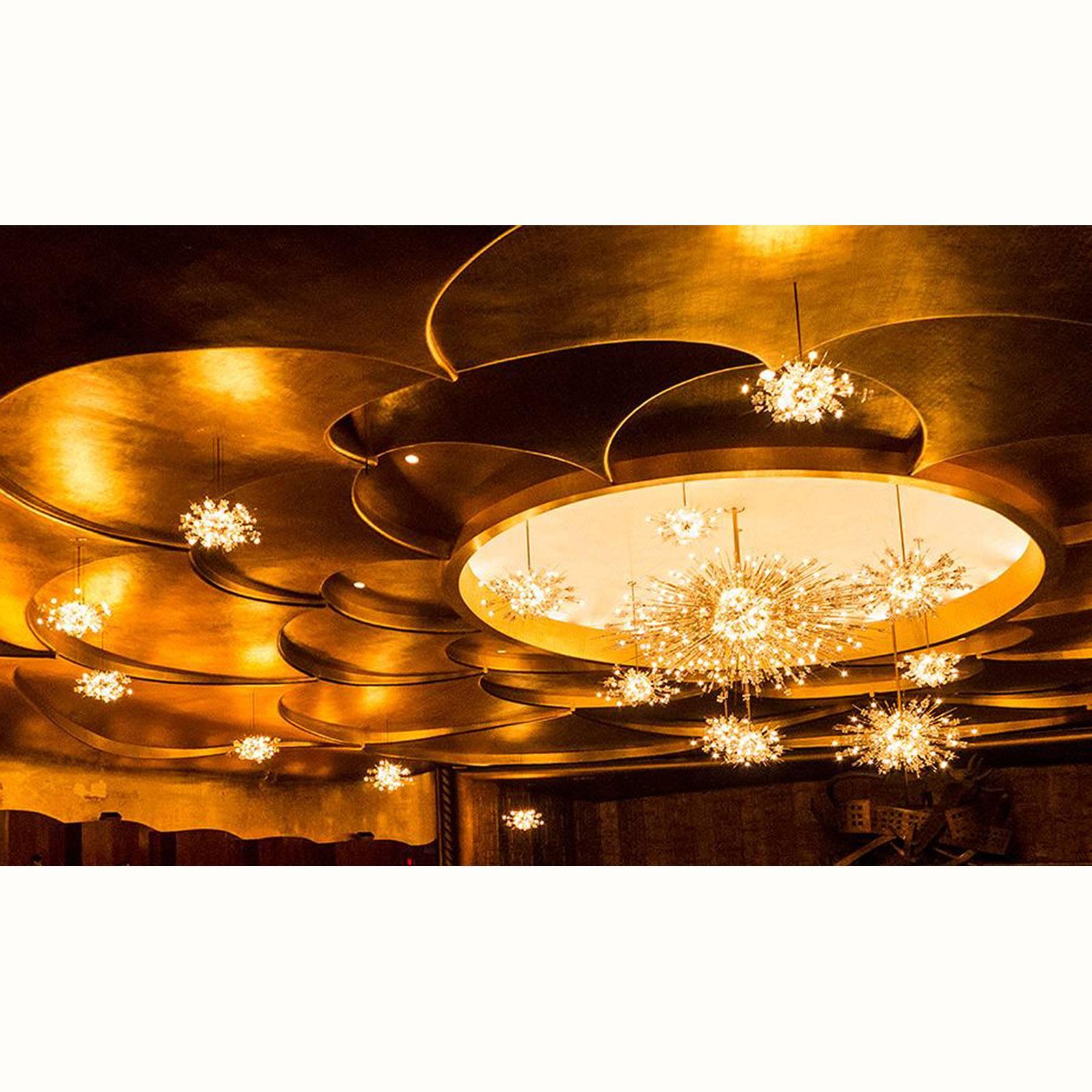 Mid-20th Century Original Mid-Century Modern Lobmeyr Metropolitan Opera-Chandelier Exploding Star