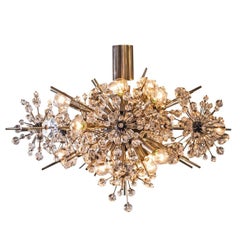 Original Mid-Century Modern Lobmeyr Metropolitan Opera-Chandelier Exploding Star