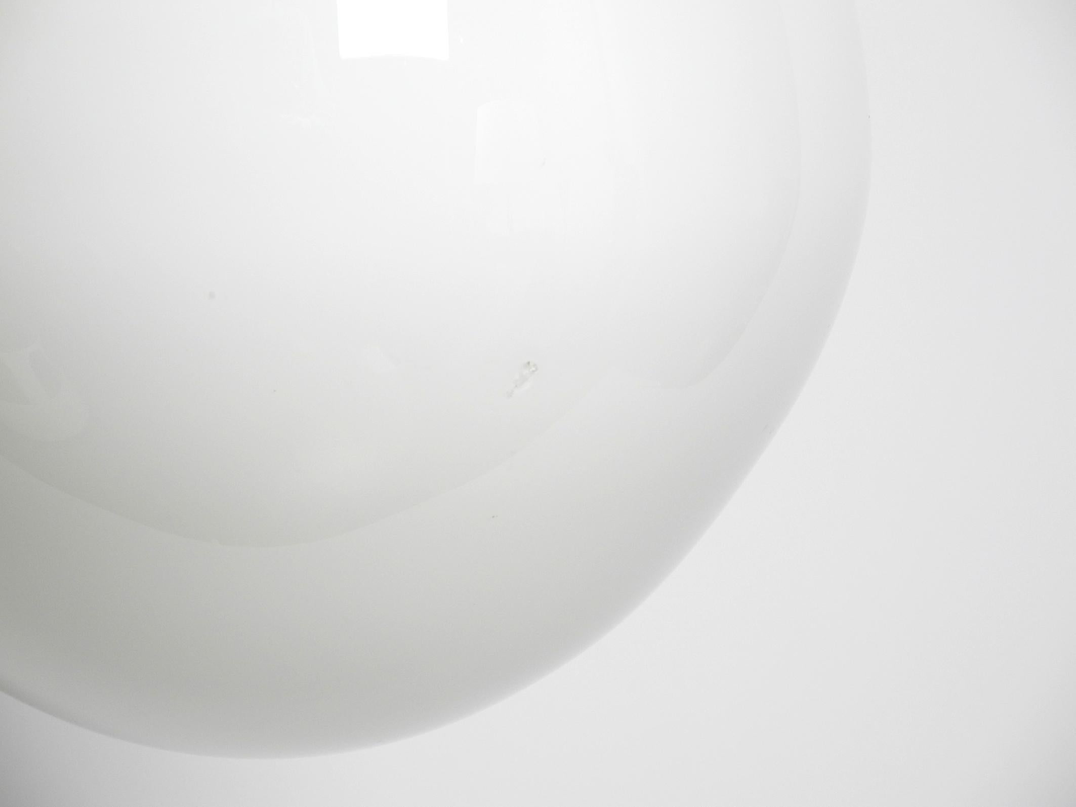 Lampada a sospensione in vetro originale del Mid Century Modernist XL Wagenfeld in vendita 8