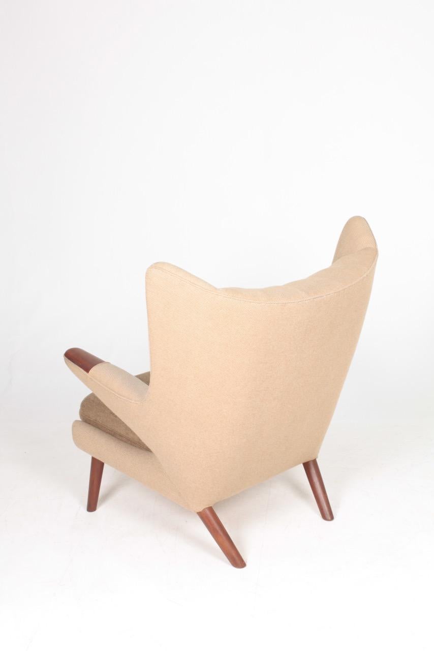 Original Midcentury Papa Bear Chair by Wegner, Danish Design, 1960s 5