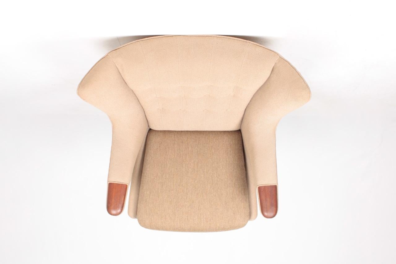 Original Midcentury Papa Bear Chair by Wegner, Danish Design, 1960s 2