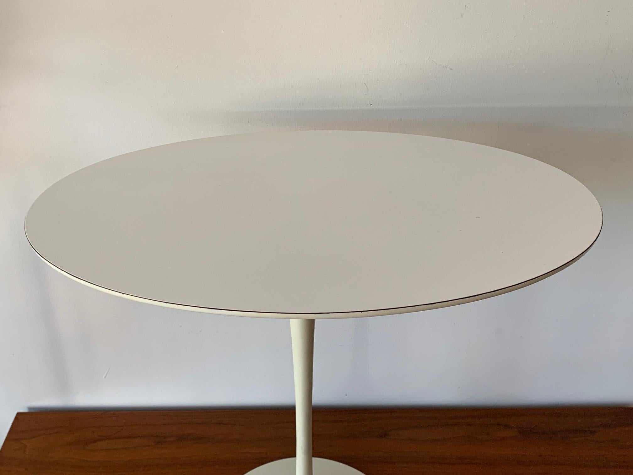 Original Midcentury Saarinen for Knoll Oval Tulip Pedestal Table 1