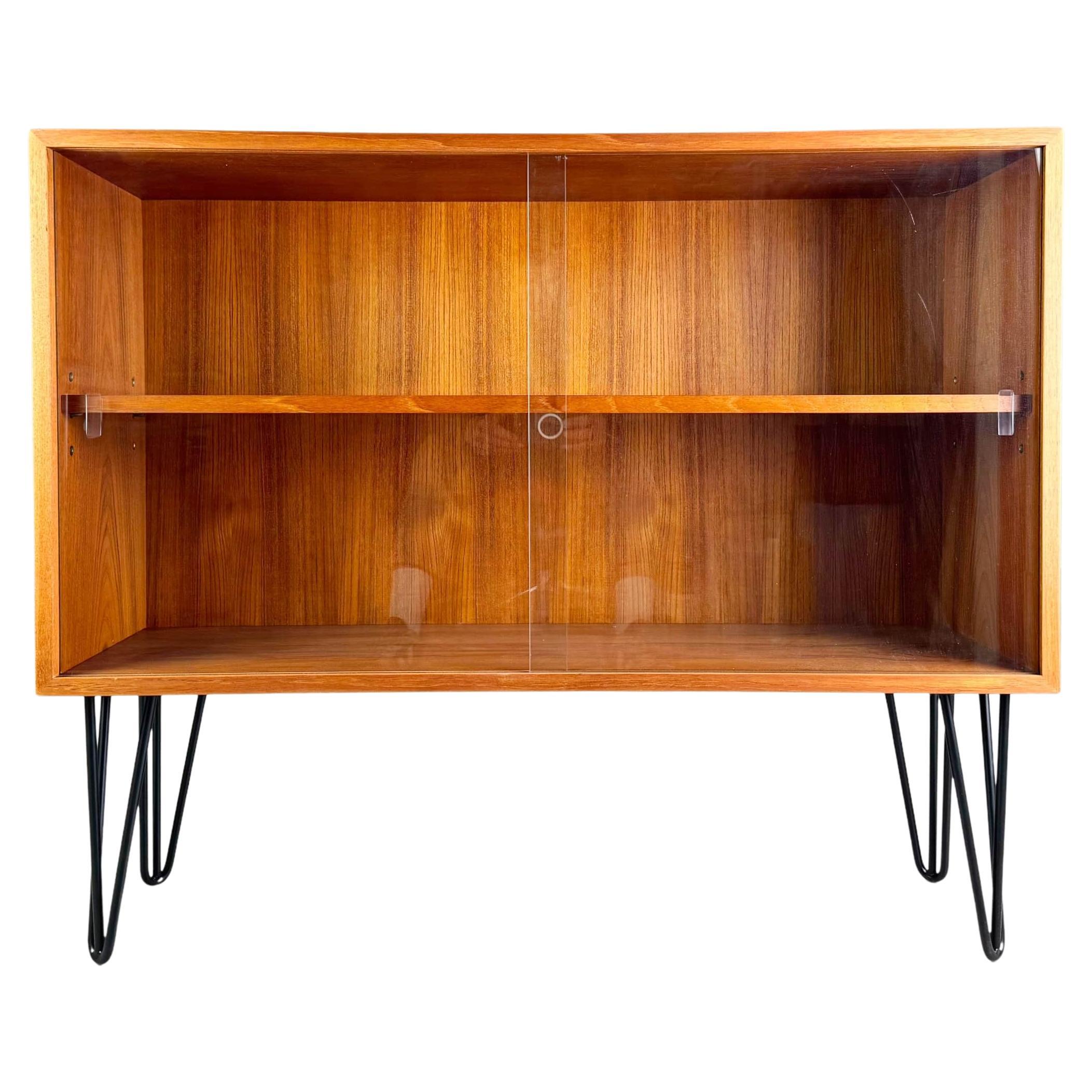 Original Mid Century Sideboard WK Möbel Georg Satink Teak Hairpin