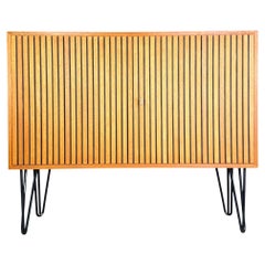 Credenza originale di metà secolo WK Möbel Georg Satink Teak Türen