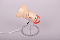 Original Mid-Century Table Lamp, by Chirana, Lacquered Metal, Czech, 1970s