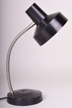 Original Mid-Century Table Lamp, by Napako, Chrome, Aluminium, Czech, 1970s