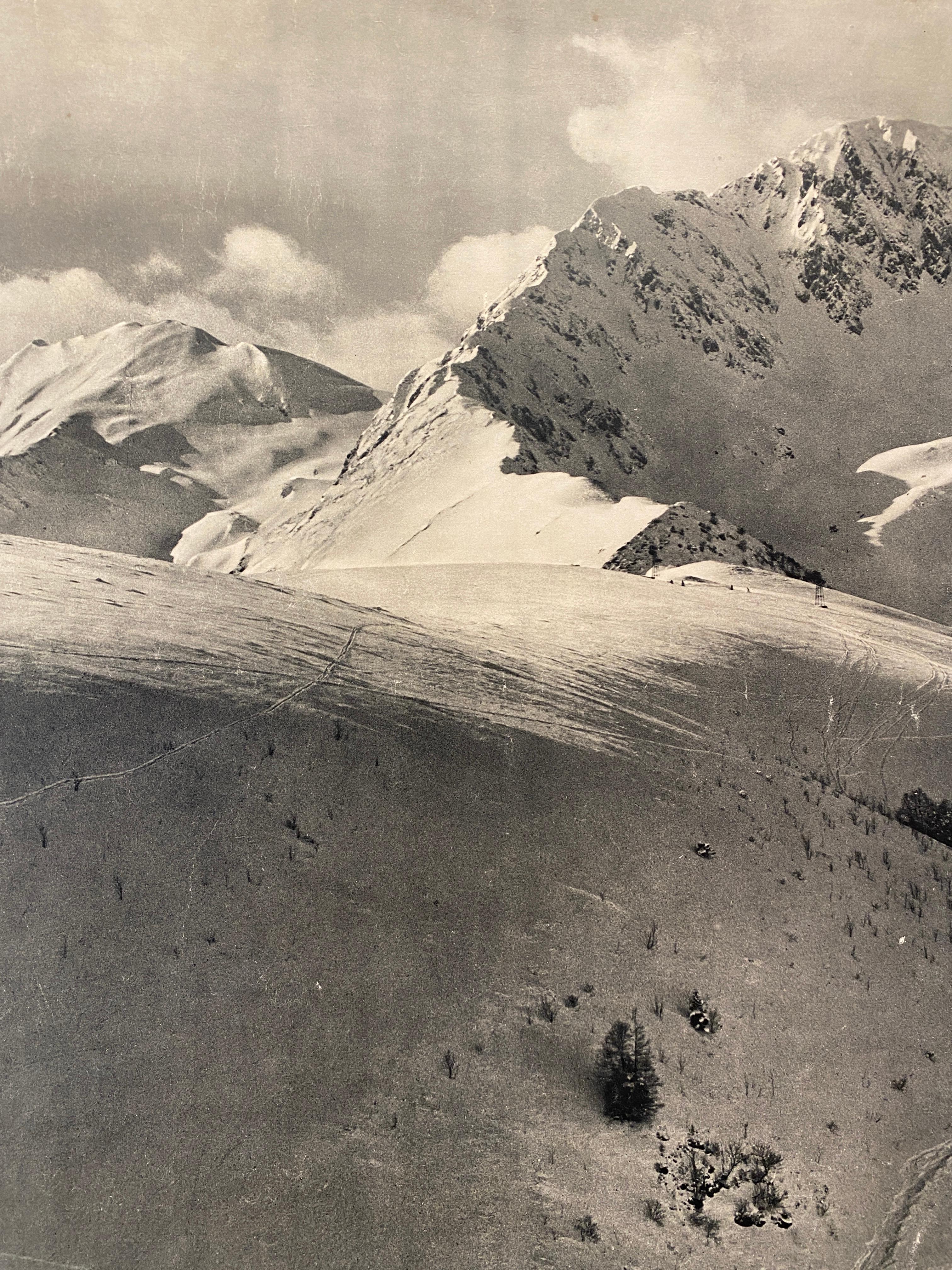 Poster di viaggio originale della metà del secolo, 