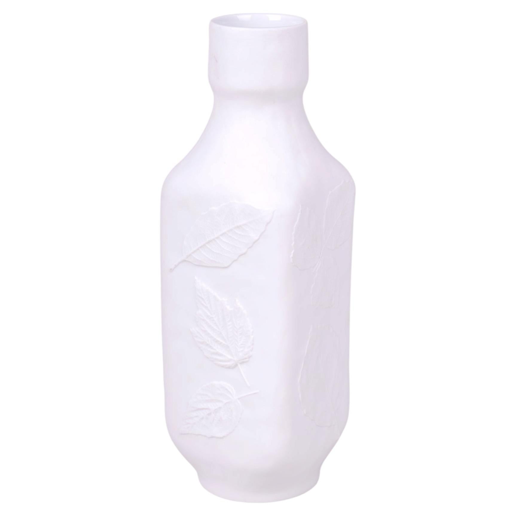 Original Mid-Century Vase, by Hutschenreuther, Biscuit Porcelain, Germany, 1970s For Sale