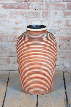 Original Mid-Century Vase, Ceramic, Well-Preserved Condition, Czech, 1940s
