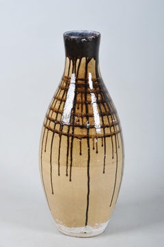 Original Mid-Century Vase, Ceramic, Well-Preserved Condition, Czech, 1950s
