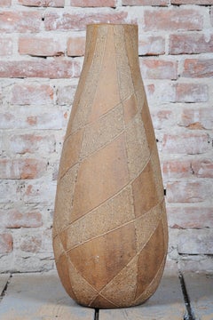Original Mid-Century Vase, Ceramic, Well-Preserved Condition, Czech, 1950s