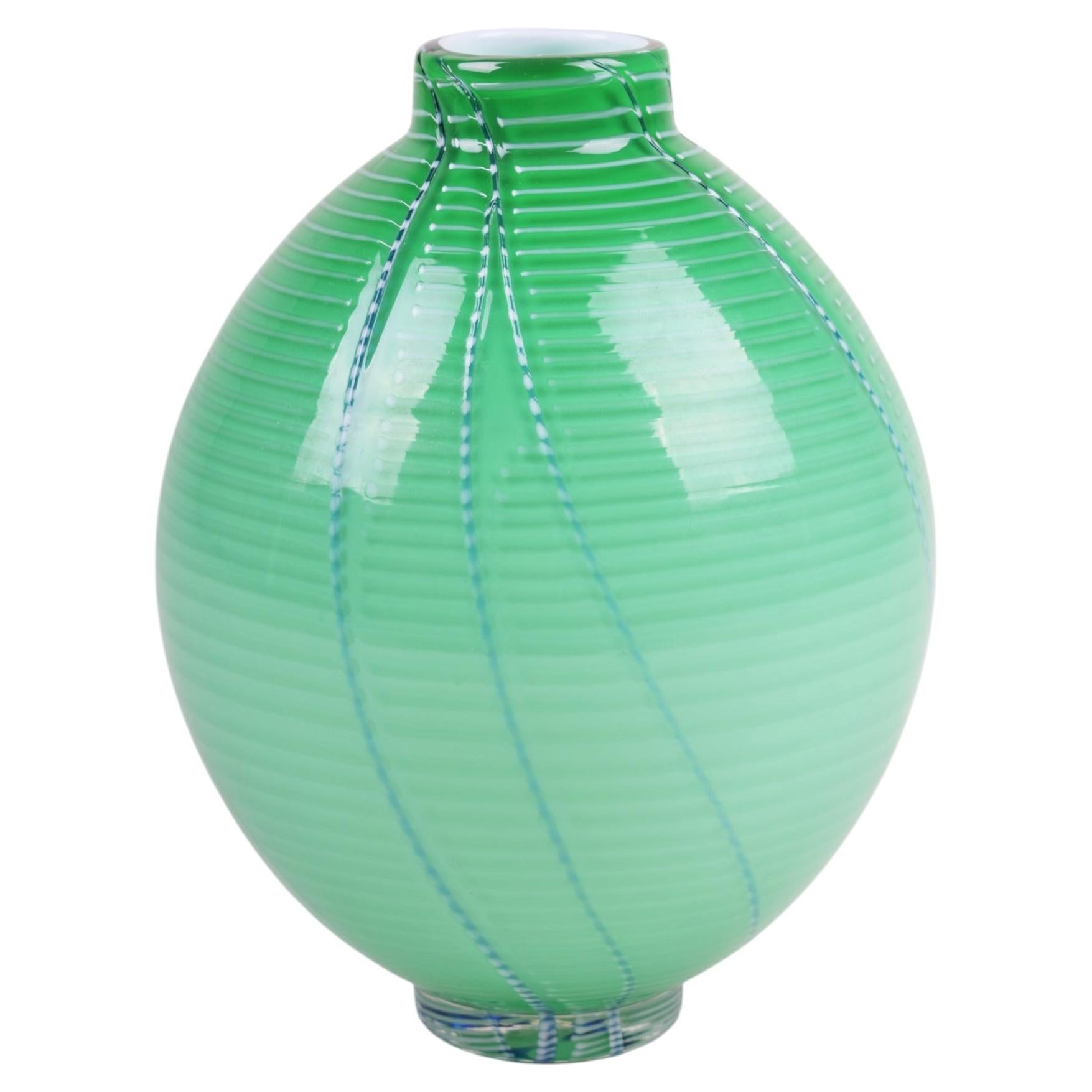 Original Mid-Century Vase, Glass, Well-Preserved Condition, Czech, 1960s
