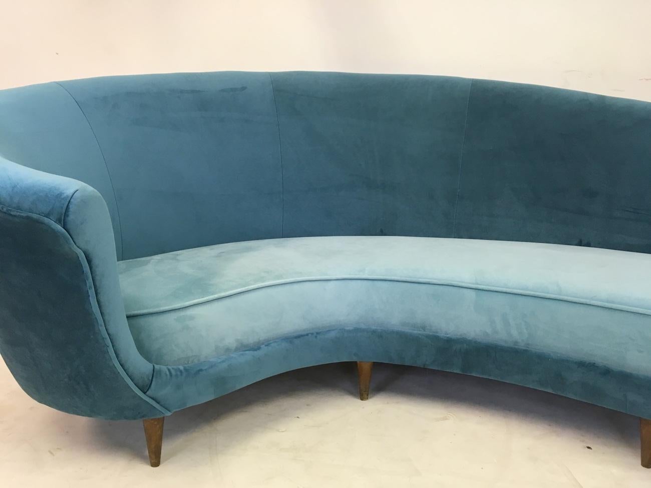 italian curved sofas