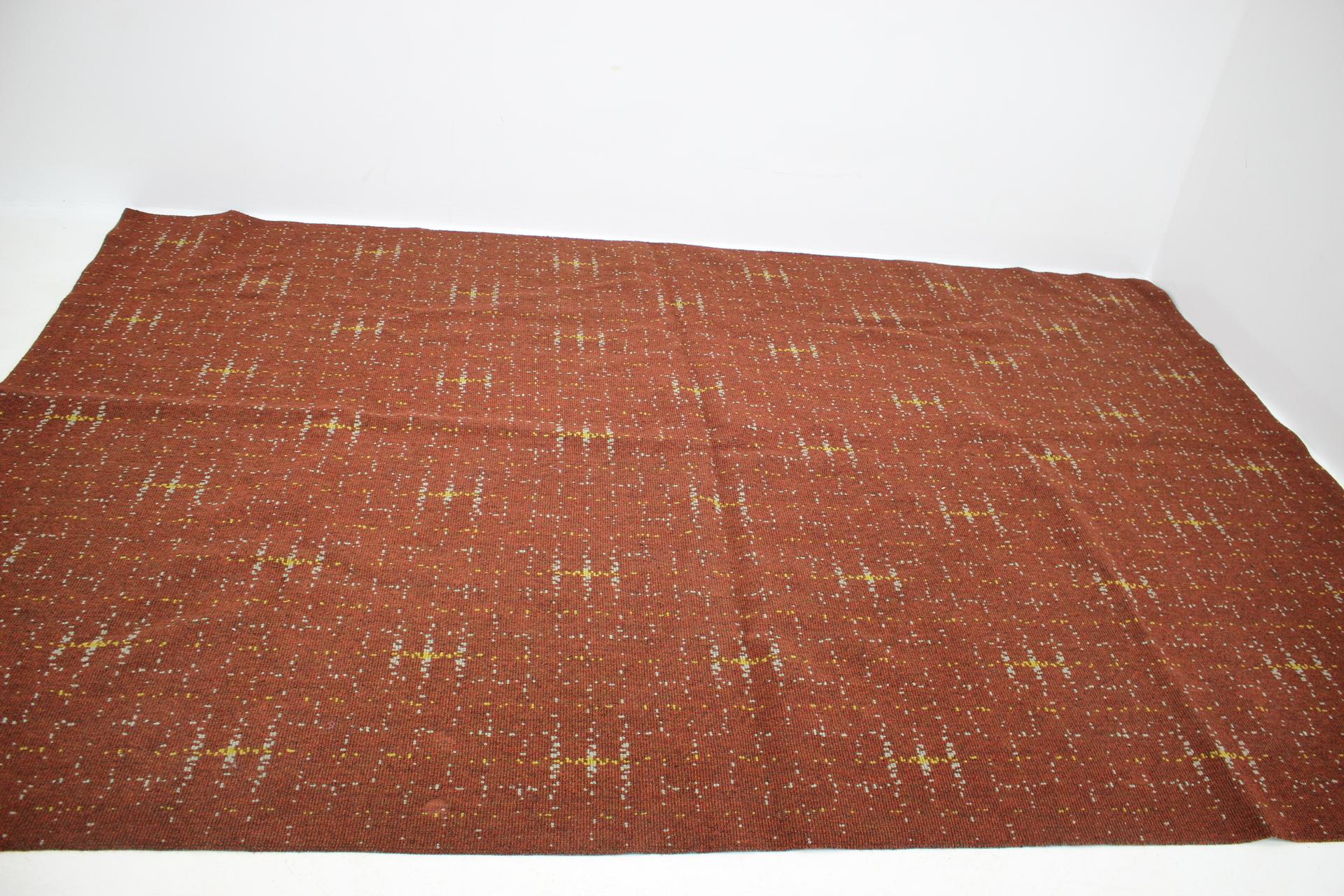 Mid-Century Modern Original Midcentury Abstract Design Carpet / Rug, 1950s For Sale