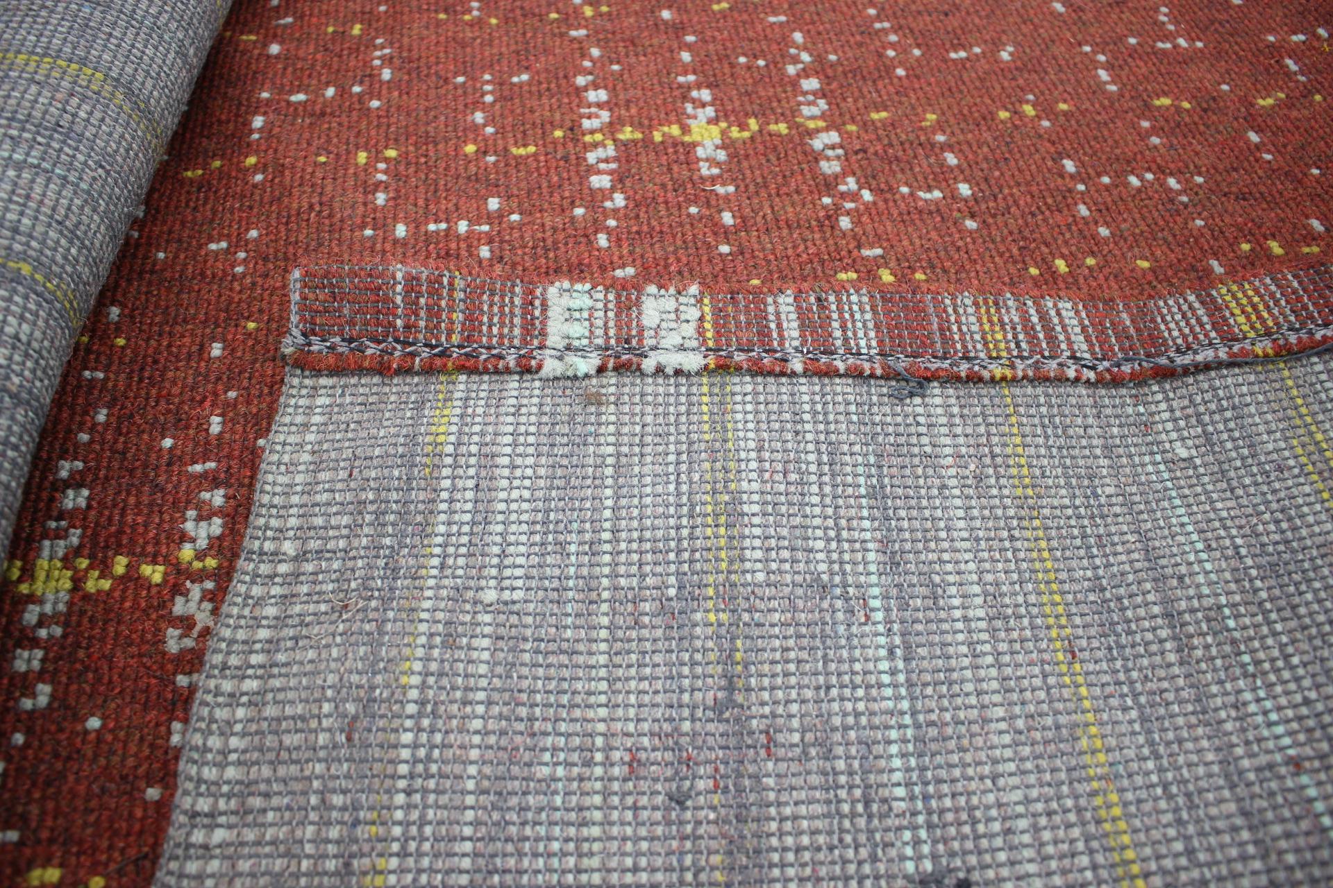 Czech Original Midcentury Abstract Design Carpet / Rug, 1950s For Sale