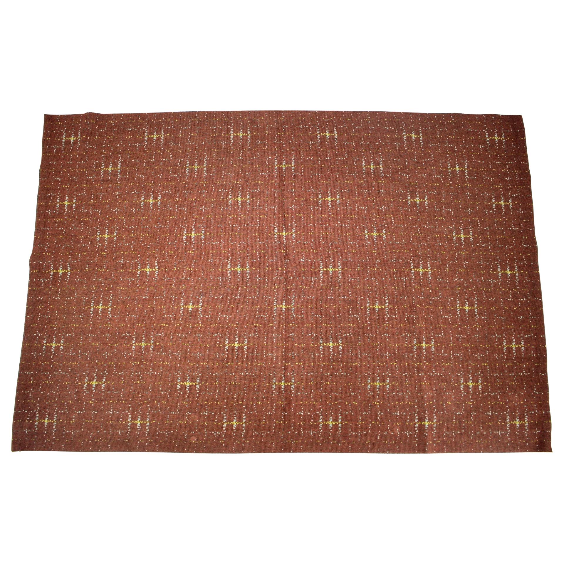Original Midcentury Abstract Design Carpet / Rug, 1950s For Sale